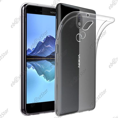 Ebeststar ® Pour Nokia Nokia 7 - Housse Etui Coque Silicone Gel Souple Ultra Fine 0,3mm Et Invisible, Couleur Transparent [Dimensions Precises De Votre Appareil : 141.2 X 71.5 X 7.9 Mm, Écran 5.2'']