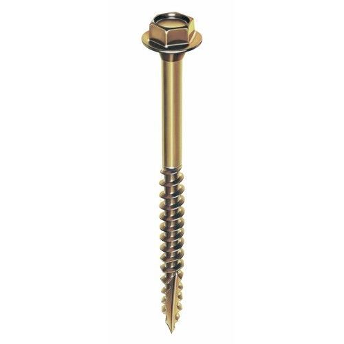 Tirefonds bois anti-fendage - acier zingué - 6x50 - 150 pièces VYNEX