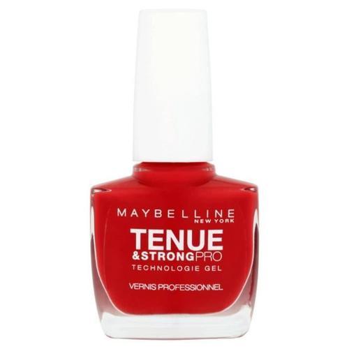 Vernis Maybelline-Tenue & Strong Technologie Gel-505-Forever Red 