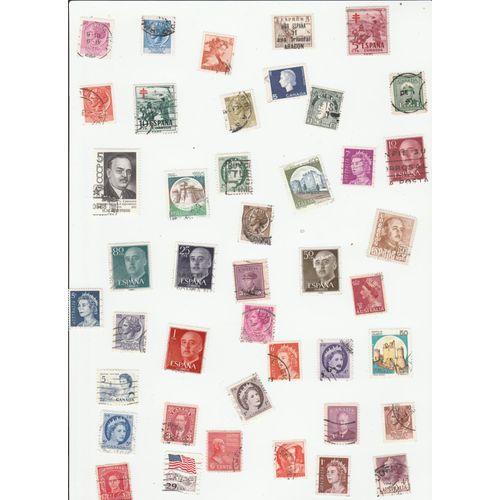 Timbres Divers Pays Canada Italie Espagne