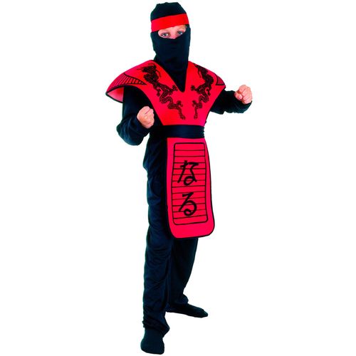 Déguisement Ninja Dragon Rouge Garçon 10 - 12 Ans (L)