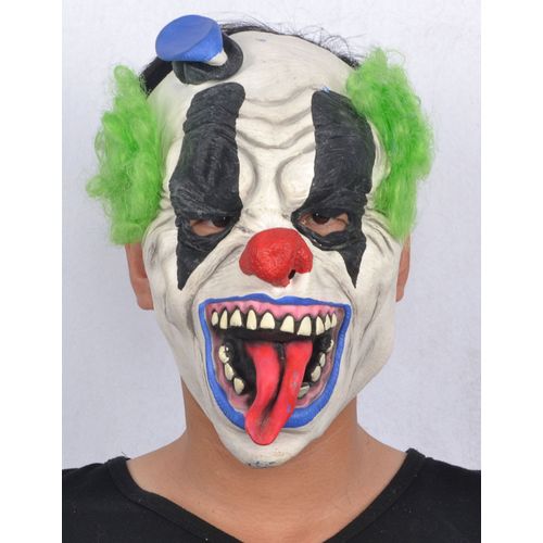 Masque Latex Clown Terrible Adulte Halloween Taille Unique