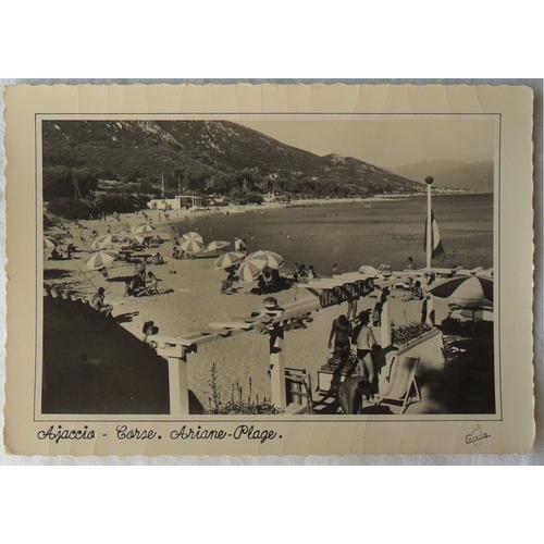 Carte Postale - La Corse, Île De Beauté - Réf 3834 - Ajaccio, Ariane-Plage - Photographie Véritable - Éditions M.-C. Miramont.