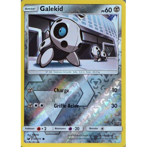 Carte Pokémon 65/111 Galekid  60 Pv - Reverse
