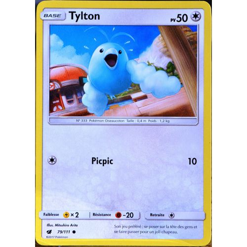 Carte Pokémon 79/111 Tylton  50 Pv