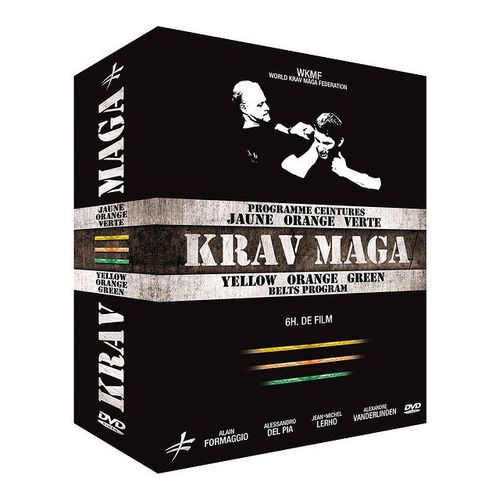 Coffret Krav Maga  : Programme Ceintures Jaune, Orange & Verte