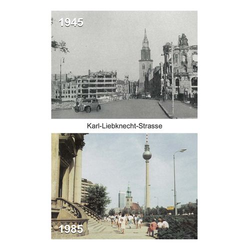 Ww2 - Photo - Berlin-Est 1945/1985 - Karl-Liebknecht-Strasse