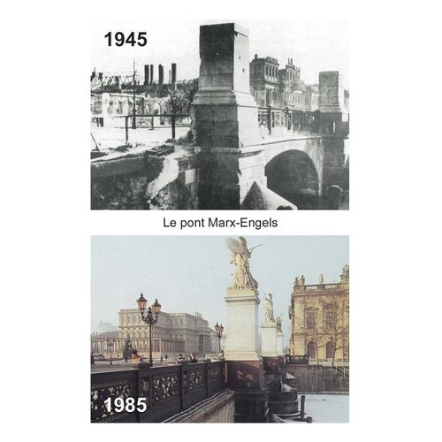 Ww2 - Photo - Berlin-Est 1945/1985 - Le Pont Marx-Engels -Marx-Engels-Brücke
