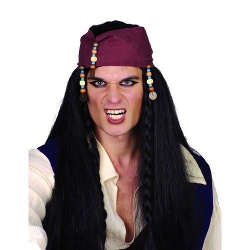 Perruque Pirate Homme Taille Unique