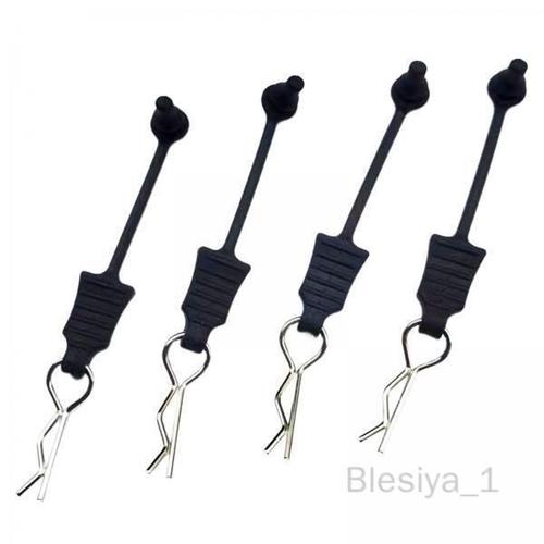 5 X 4 Pièces Rc Shell Pin, Rc Body Clips Pins With Pull Tabs, Clip, R Type Pin Pour Rc Car Crawler Model Vehicles Tail Wing