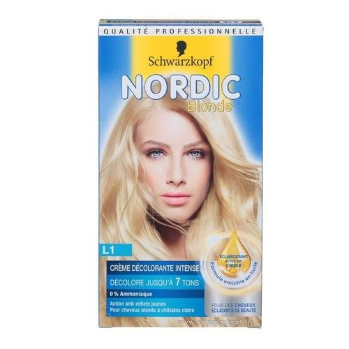 Coloration Permanente Nordic Blonde - Creme Décolorante Intense L1 