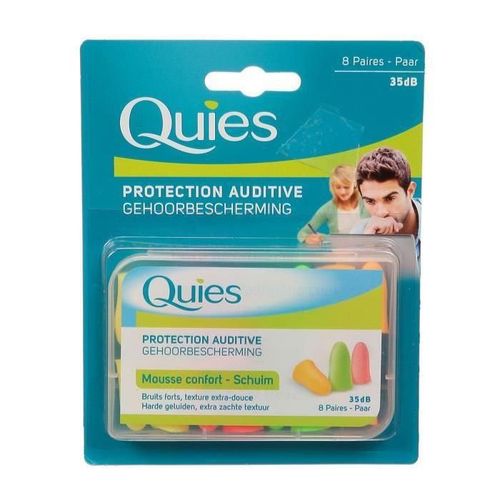 Protection Auditive - Mousse Confort - Fluo - 8 Paires 