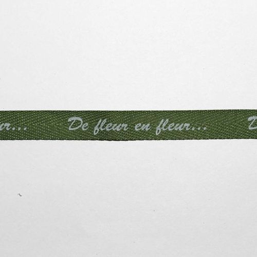 Ruban Message "De Fleur En Fleur" Pour Scrapbooking, Loisirs Créatifs
