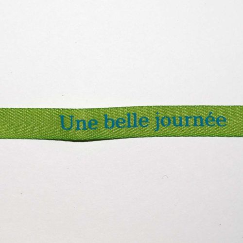 Ruban Message "Une Belle Journée" Pour Scrapbooking, Loisirs Créatifs