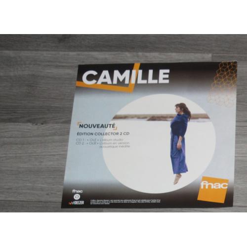 Plv Souple 30x30cm Camille Oui Edition Collector / Magasins Fnac