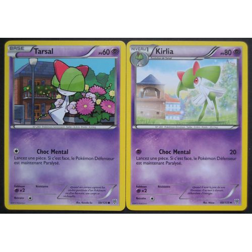 Tempête Plasma - Tarsal (59) + Kirlia (60/135)