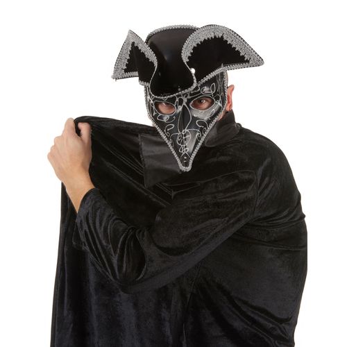 Masque Vénitien Avec Tricorne Adulte