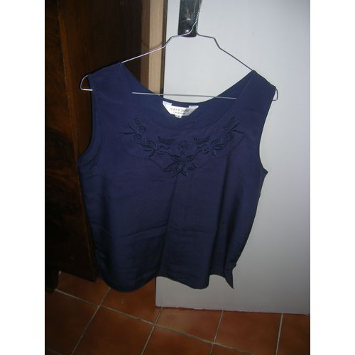 Débardeur Caty Jane Ceations Polyester Taille 2 Bleu Marine
