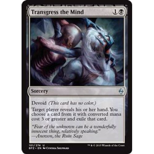 Transgress The Mind Battle For Zendikar Unco Vo