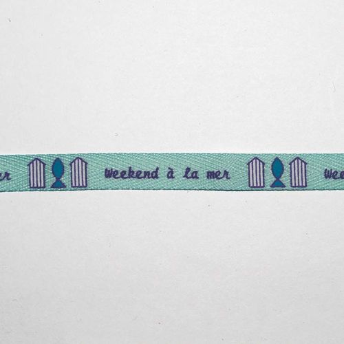 Ruban Message "Weekend À La Mer" Pour Scrapbooking, Loisirs Créatifs