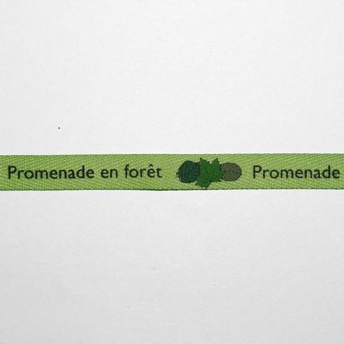 Ruban Message "Promenade En Forêt" Pour Scrapbooking, Loisirs Créatifs