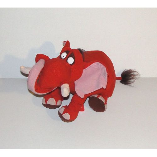 Tarzan Elephant Tantor Pouet Pouet Peluche Doudou Tantor Trompe Amovible 32 Cm