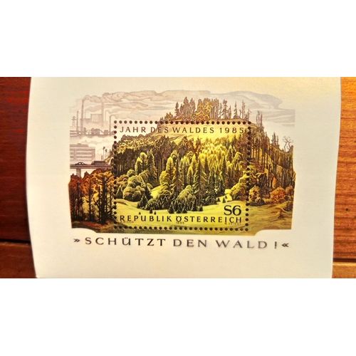 6 Schilling Schützt Den Wald 1985