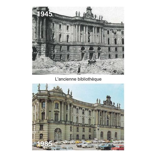Ww2 - Photo - Berlin-Est 1945/1985 -Ancienne Bibliothèque Place Bebel - Alte Bibliothek Am Bebelplatz