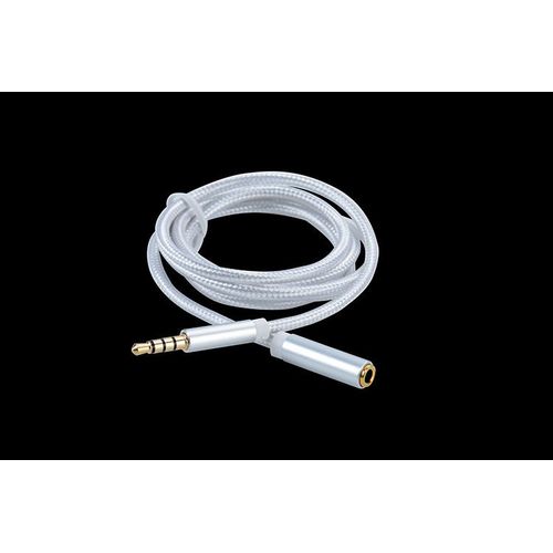 Câble D'extension Aux à 4 Pôles De 2m 3.5mmaudio Stéréocasque Mâle à Femelle