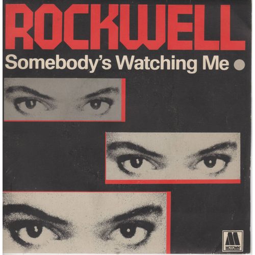 Disque 45 Tours Rockwell (1983 Motown Zb 61313) - 2 Titres : Somebody's Watching Me - Version Chantée Et Instrumentale