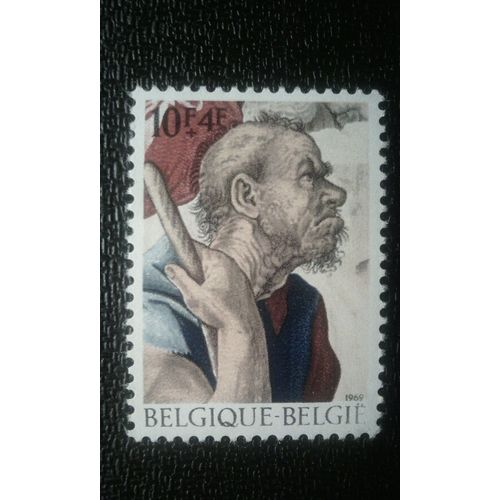Timbre Belgique ( Yt 1507 ) 1969 "Guérison Du Cripple", Madrid
