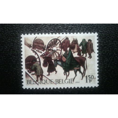 Timbre Belgique ( Yt 1517 ) 1969 Recensement De La Population De Bethléem