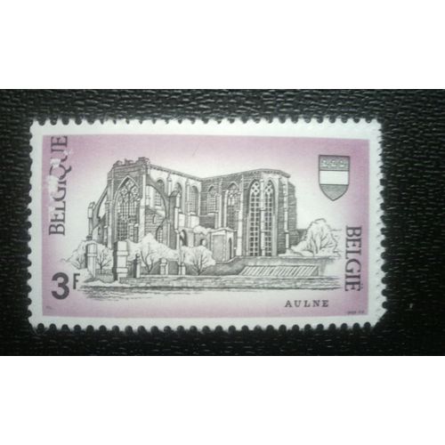 Timbre Belgique ( Yt 1483 ) 1969 Abbaye D'aulne
