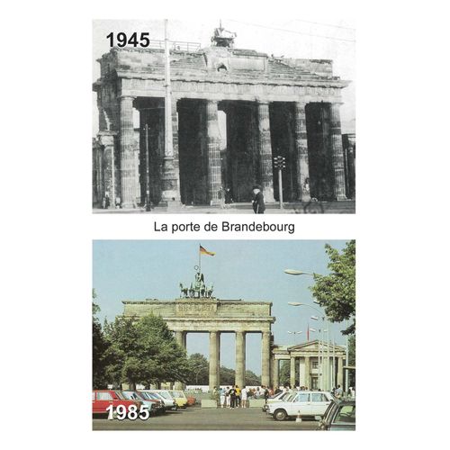 Ww2 - Photo - Berlin-Est 1945/1985 - La Porte De Brandebourg - Brandenburger Tor