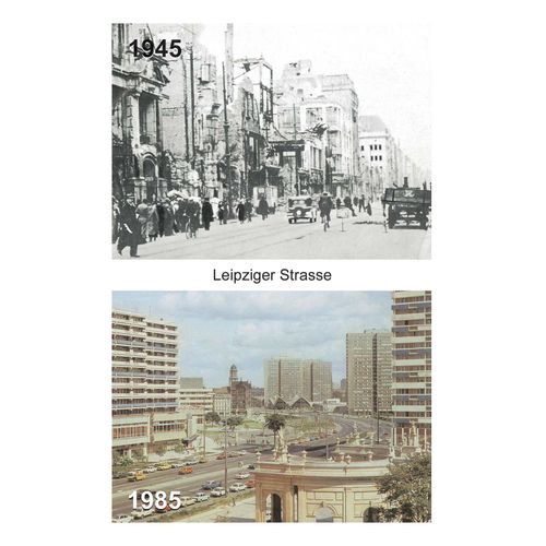 Ww2 - Photo - Berlin-Est 1945/1985 -Vue De La Leipziger Strasse