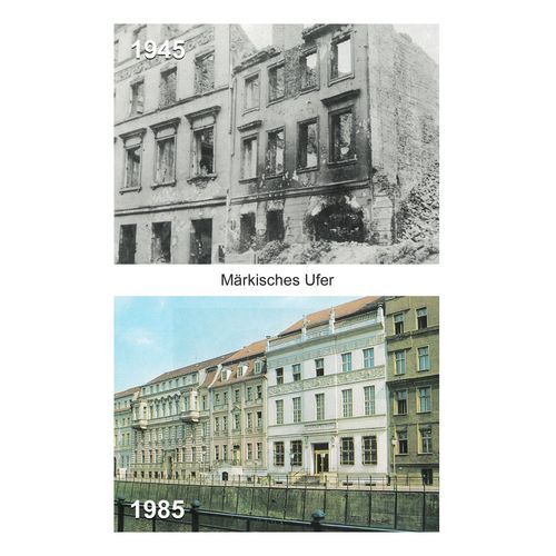 Ww2 - Photo - Berlin-Est 1945/1985 - Märkisches Ufer