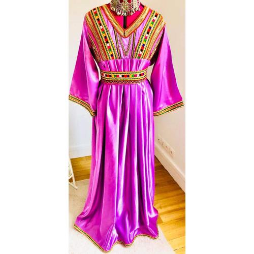 Robe kabyle moderne couleur violet Rakuten