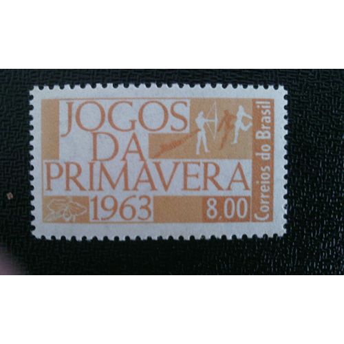 Timbre Bresil ( Yt 744 ) 1963 Jeux De Printemps
