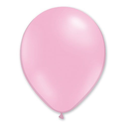 100 Ballons Roses 27 Cm Taille Unique