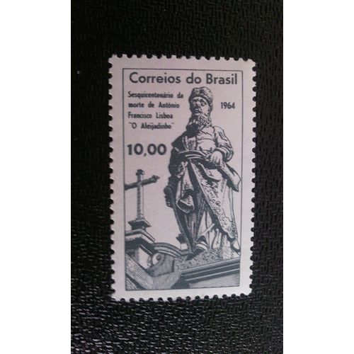Timbre Bresil ( Yt 765 ) 1964 Mort De 150 Ans Antonio F. Lisboa (Aleijadinho)