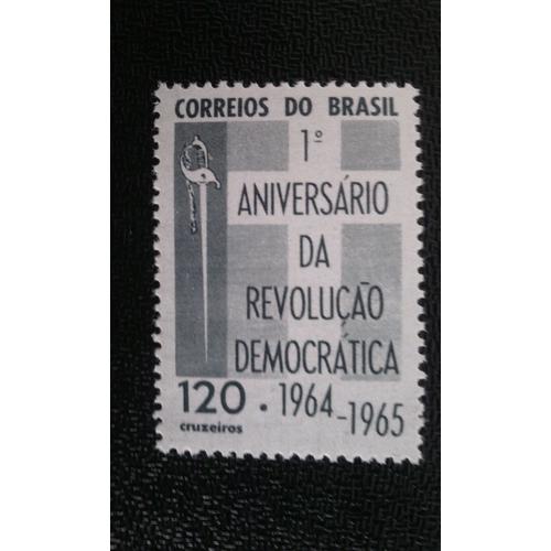 Timbre Bresil ( Yt 769 ) 1965 1ère Naissance Révolution Démocratique