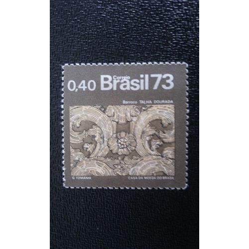 Timbre Bresil ( Yt 1071 ) 1973 Objets D'art Baroques