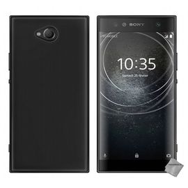 Housse Etui Coque Pochette Silicone Gel Fine Pour Sony Xperia Xa2 Ultra + Verre Trempe - Noir