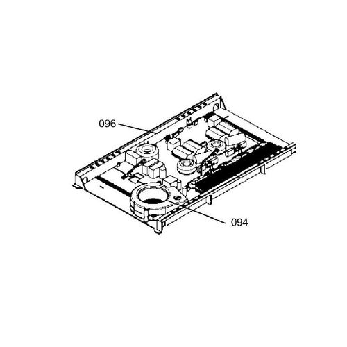 MODULE INDUCTION COMPLET REP 096 POUR TABLE DE CUISSON ELECTROLUX - 330562169