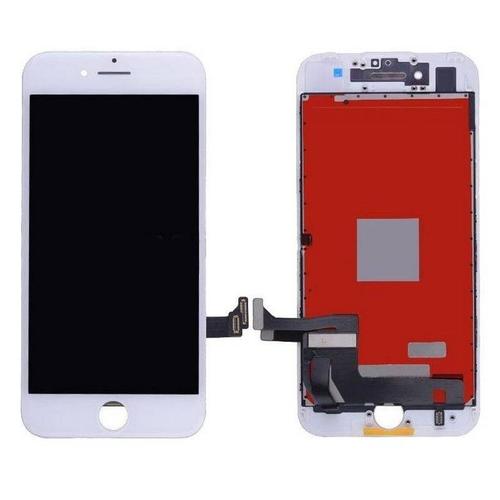 Écran Complet Blanc Iphone 7 Lcd + Tactile. Écran Iphone 7 De Haute Qualité. Écran De Remplacement Panneau Tactile + Digitaliseur Pour Réparer L'écran Cassé De L'iphone 7 (A1660, A1778). Luminosité, Réponse Du Digitaliseur, Pas De Pixels Morts.