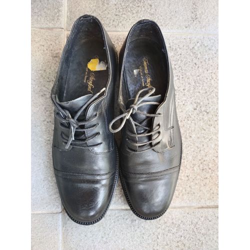 Chaussures À Lacet Thomas Stanford Noir Cuir P42