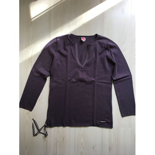 Pull Dorotennis Coton Taille 42 Violet