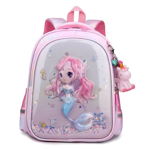 Sac à Dos Animal De Dessin Animé Arc-en-ciel Pour Fille Cartable Mignon Fournitures De Rangement Scolaire Nairobi Orn