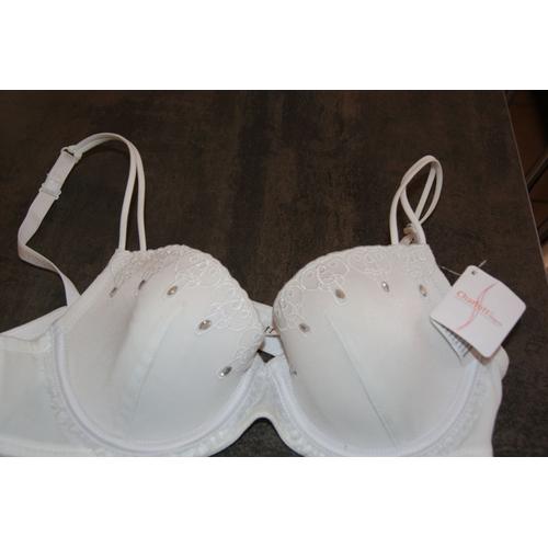 Soutien-Gorge Charlott' Lingerie 90a Blanc