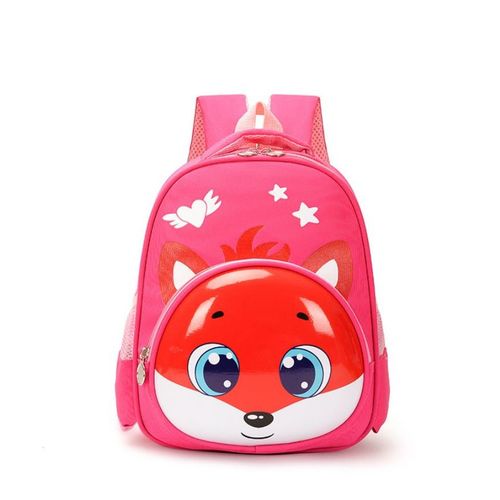 Sac à Dos D'École Maternelle Pour Garçon Et Fille Motif Tridimensionnel De Dessin Animé Coque Rigide Imperméable Lapin